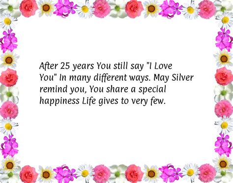 Your parents' marriage should be a fine example of what a healthy relationship is. 25th Wedding Anniversary Quotes Happy. QuotesGram