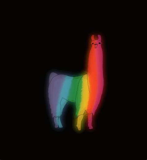 Rainbow Llama By Gypsieotteranime On Deviantart