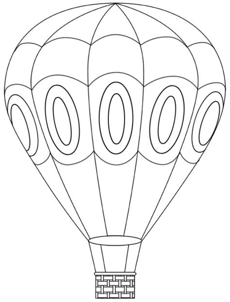 A Hot Air Balloon Is Shown In The Shape Of A Letter O On A White Background