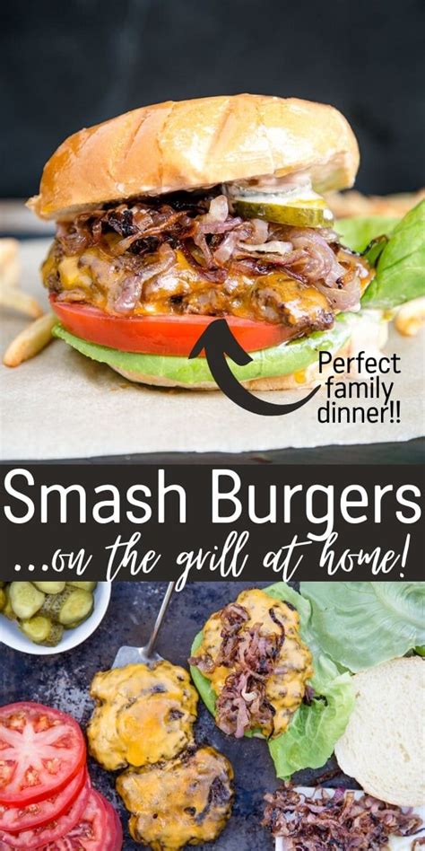 If you like salty burgers, then go for it, but there is a distinct salty taste to this otherwise tasty burger. Grilled Smash Burgers with Caramelized Onions - Vindulge ...