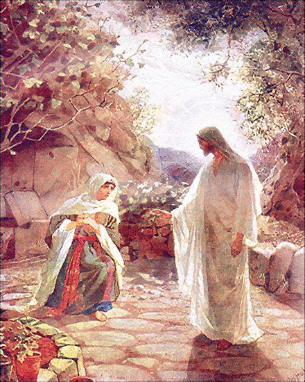 Jesus Appears To Mary Magdalene Poster Jesus Painting Mary