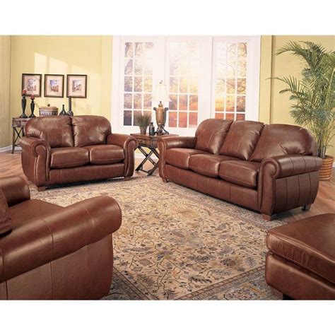 Wakefield By Lane Leather Sofa And Loveseat Italian Leather Sofa
