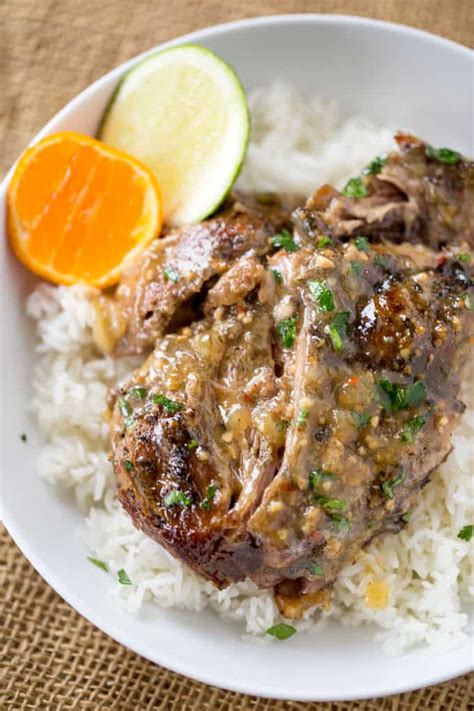 Add the mojo, cover and let marinate in the. Slow Cooker Cuban Mojo Pork - Dinner, then Dessert
