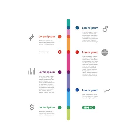 Vector 12 Step Timeline Infographic Polly Bond Designs