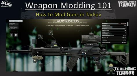 How To Mod Weapons Weapon Modding Teaching Tarkov Youtube