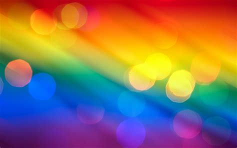 Rainbow Bokeh Background Free Stock Photo Public Domain Pictures My