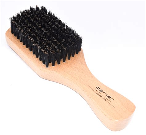 100 Premium Boar Bristle Hairbrush From Parker Safety Razor Natural Beechwood Handle