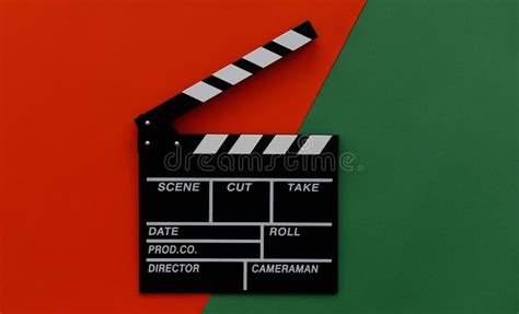 Filmproduktionskonzept Film Clapperboard Kino Beginnt Mit
