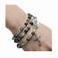 Twistable Full Rosary Bracelet With Simulated India Agate Beads  PG100899