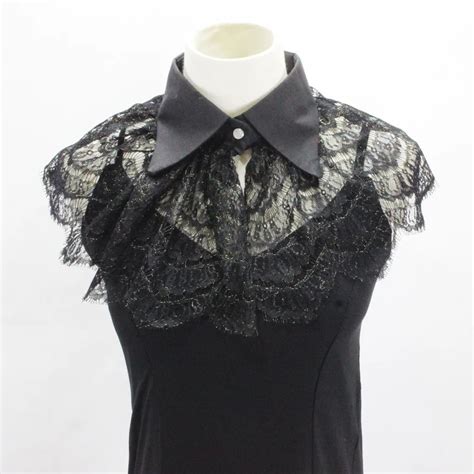 Embroidered False Collar Embroidered Collar Black Embroidered Fake