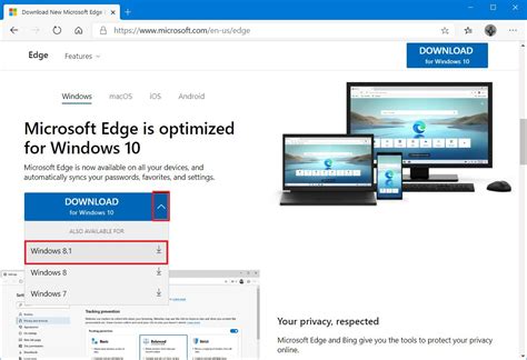 Download Microsoft Edge For Windows 81 Microsoft Edge Browser