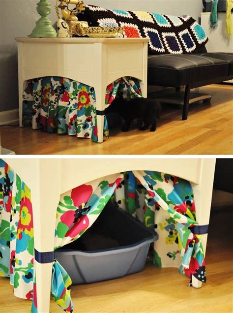 I have attached a pic that will give you an idea. 27 Useful DIY Solutions For Hiding The Litter Box in 2020 ...