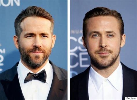 Ryan Gosling And Ryan Reynolds Face Off At The Golden Globes Huffpost Life