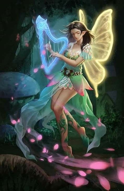 As She Played Her Wings Changed Colour With The Raising Vibration
