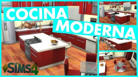 Cocina Moderna Construcción Los Sims 4 Youtube