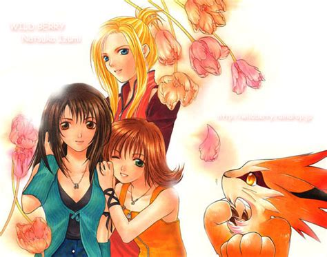 Rinoa Heartilly Selphie Tilmitt Quistis Trepe And Moomba Final