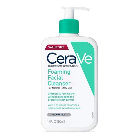 Cerave Foaming Facial Cleanser 562ml Threebs Malaysia Health
