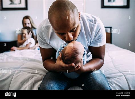 Dad Kissing Baby Boy Hi Res Stock Photography And Images Alamy