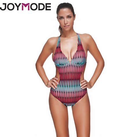 Joymode 2017 Sexy Women Bikini One Piece Brazil Swimwear Retro Swimsuit