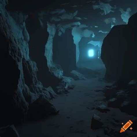 Dark Caves With Oxygen Ore And Rusted Drilling Equipment On Craiyon