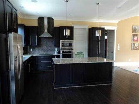 Check spelling or type a new query. contemporary kitchen - espresso cabinets, dark floor and ...