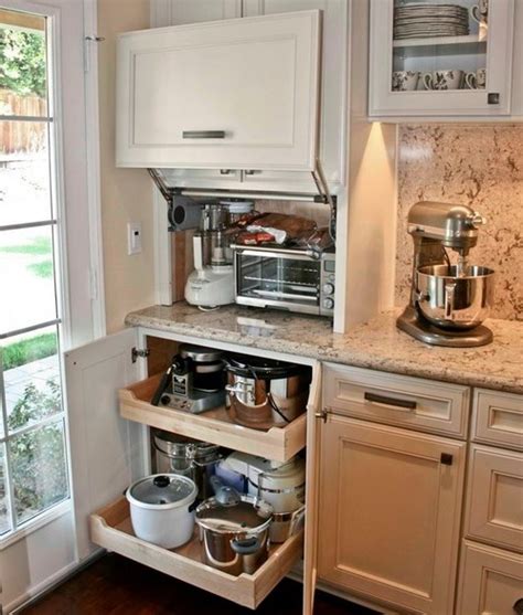 42 Creative Appliances Storage Ideas For Small Kitchens Digsdigs