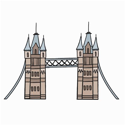 Tower Bridge The Iconic Symbol Of London Illustration Download Free