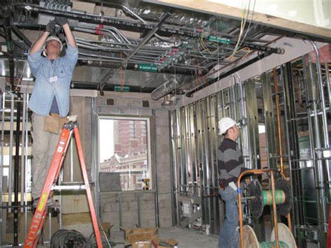 Low voltage wiring is used more often in new construction for wiring homes. Commercial Electrical Project Work - Commercial Shopping ...
