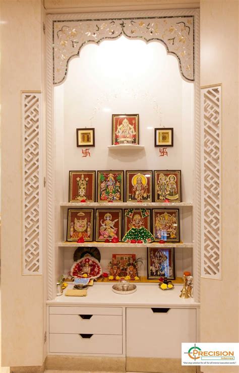 Latest Pooja Room Interior Design Modern Wooden Pooja Unit Temple Design Puja Mandir Room