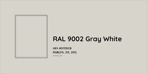About RAL 9002 Gray White Color Color Codes Similar Colors And