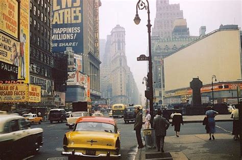 55 fascinating photos that capture street scenes of new york city in the 1950s ~ vintage