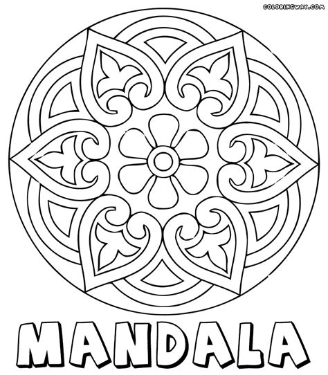 Intricate Mandala Coloring Pages Coloring Pages To