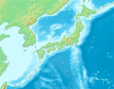 Geographical Map Of Japan Topography And Physical Features Of Japan