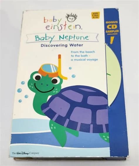 Disney Baby Einstein Neptune Discovering Water Vhs Video Tape Infant