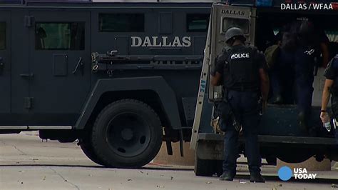 Dallas Swat Team Deployed After Threat To Police