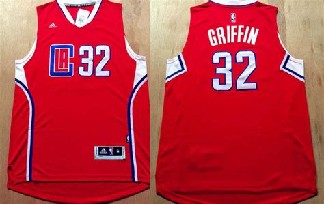 122 results for los angeles clippers jersey. Los Angeles Clippers #32 Griffin Red Men 2017 New Logo NBA ...