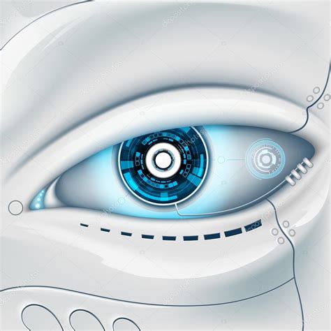 Eye Of The Robot — Stock Vector © Vantuz 94825146