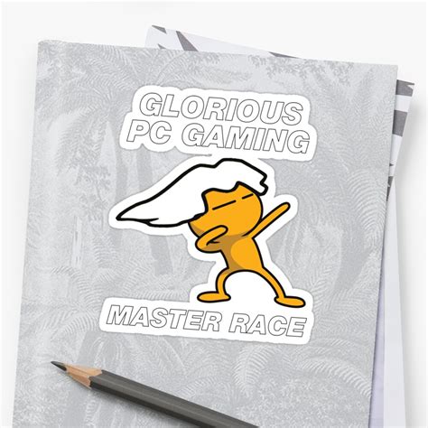 Glorious Pc Gaming Master Race Version 2 Stickers By Supreto