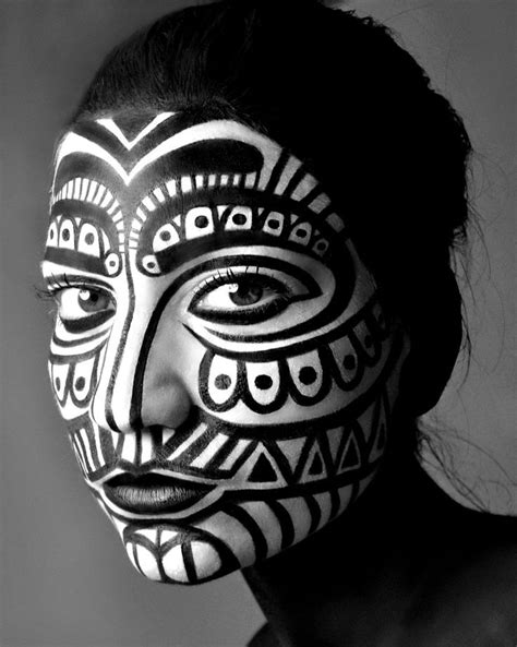 Tribal Make Up Tribal Makeup African Tribal Makeup Tribal Face Paints