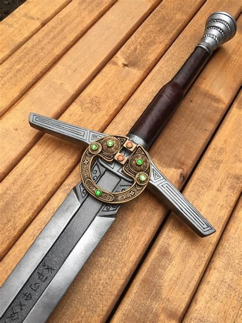 Witcher Steel Cosplay Sword In 2020 Cosplay Sword Sword Swords Medieval