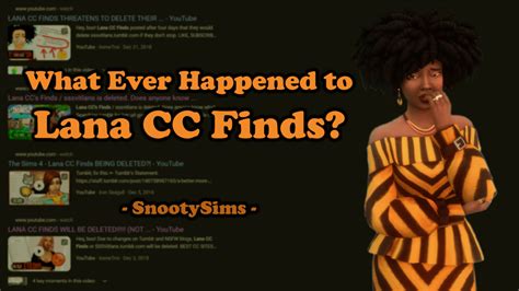 What Ever Happened To Lana Cc Finds — Snootysims