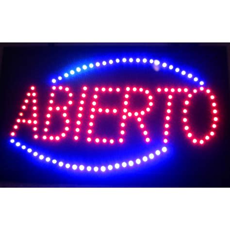 Abierto Led Sign Business Led Signs Everything Neon