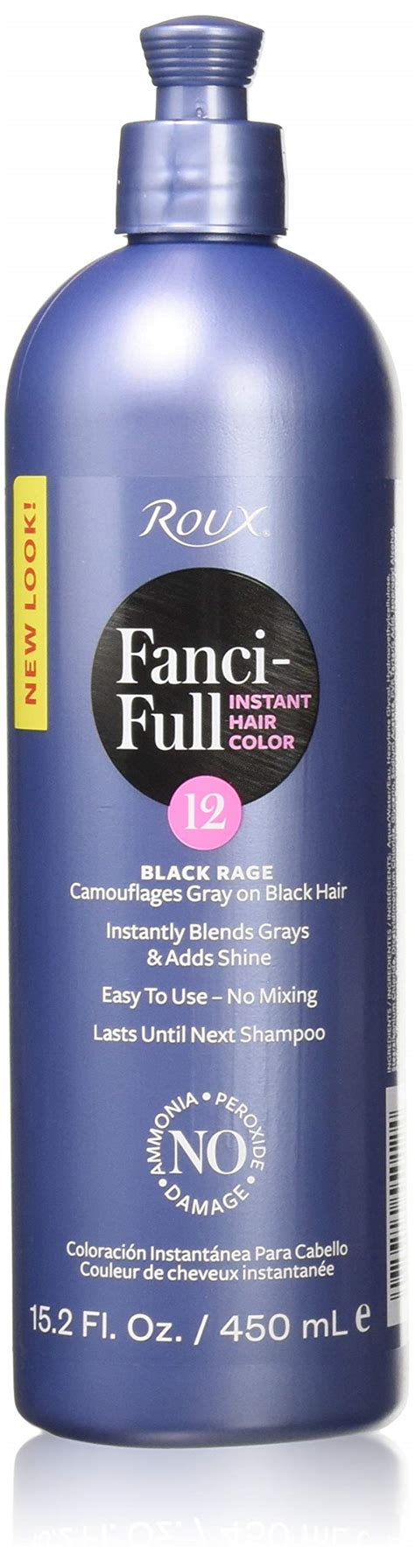 This post may contain affiliate links that earn me a small commission, at no additional cost to you. Roux Fanci Full Rinse Temporary Hair Color - #12 Black ...