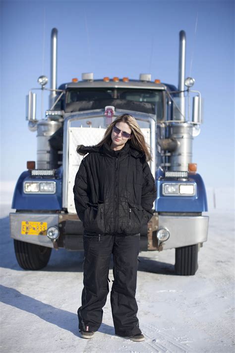 Ice Road Truckers History India Tv Channel Official Site Lisa Kelly