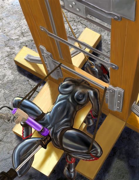 Rule 34 Blindfold Bondage Bound Dildo Machine Equine