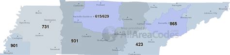 615 Area Code Map Where Is 615 Area Code In Tennessee Images And