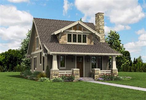 Bungalow With Open Floor Plan And Loft 69541am Architectural Designs