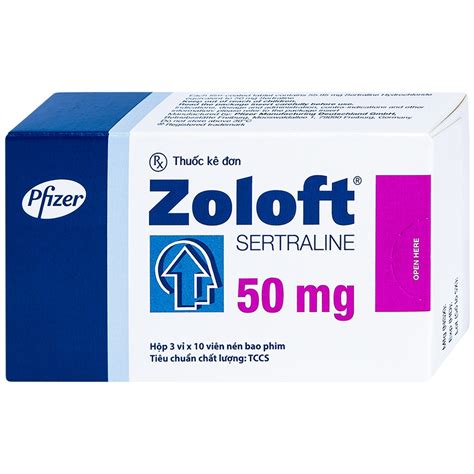 thuốc zoloft 50mg pfizer điều trị bệnh trầm cảm