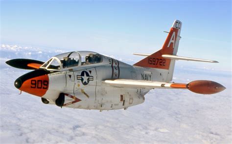 North American T 2 Buckeye Us Navy Trainer Aircraft