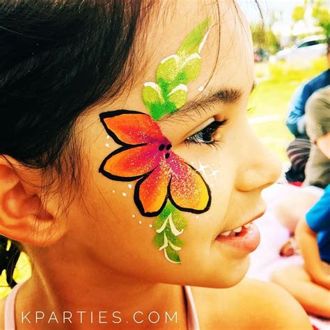 What Types Of Face Painting Designs Do We Do At Moana Themed Parties Here Is One Of Them